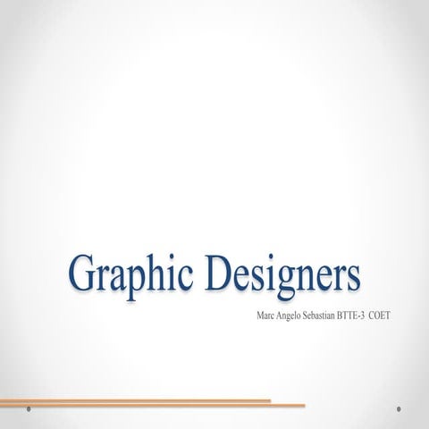 Graphic designers