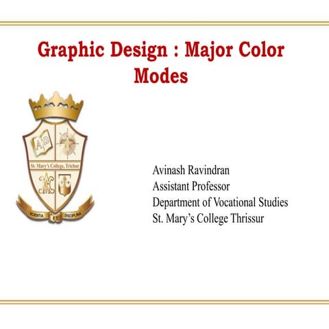 Graphic design major color modes