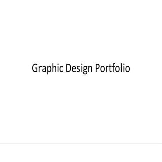 Graphic Design Portfolio