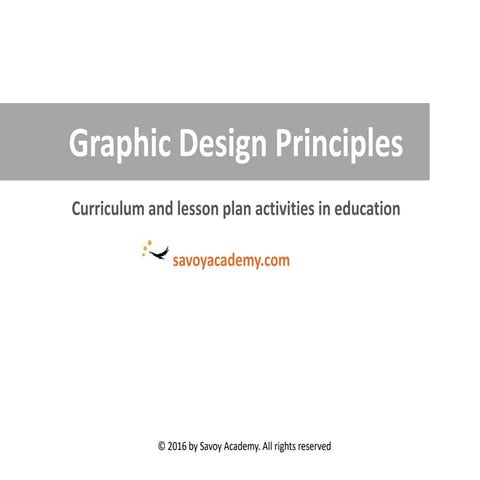 Graphic design principles
