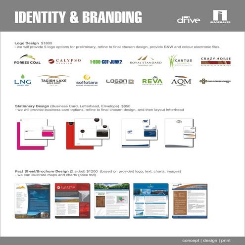 Graphic Design Services List | PDF