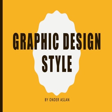 Graphic design style