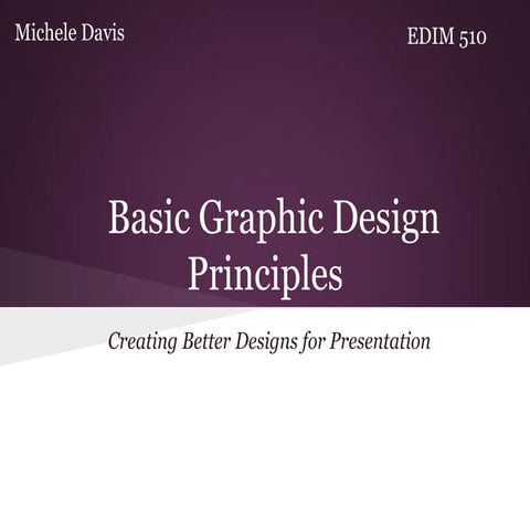 Intro to the Principles of Graphic Design | PDF