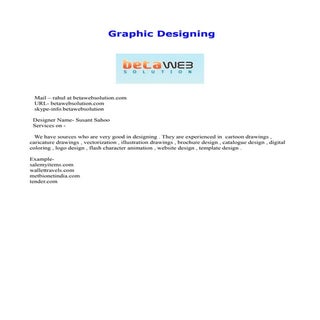 Graphic Drawings Proposal