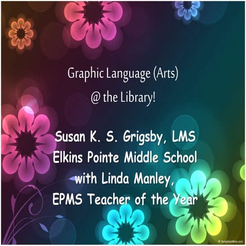 Graphic language (arts) @ the library!
