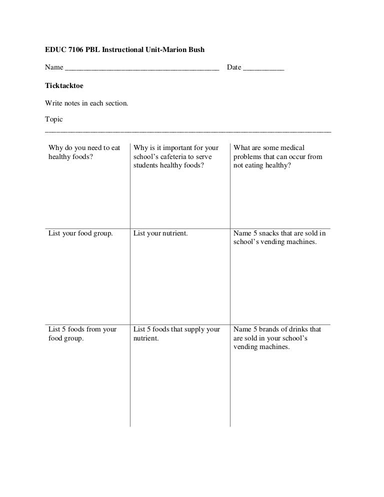 Graphic organizer lesson b
