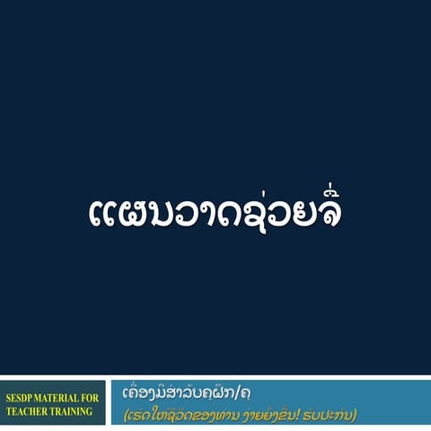 Graphic organizers­ for Lao Teachers