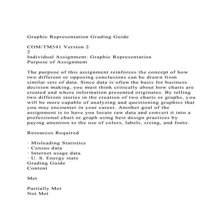 Graphic Representation Grading GuideCOMTM541 Version 22.docx