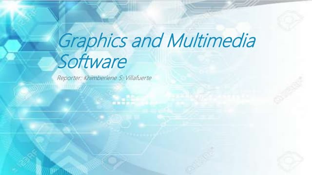 Graphics and Multimedia Software