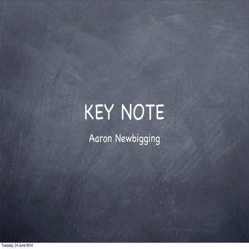 Graphics design keynote