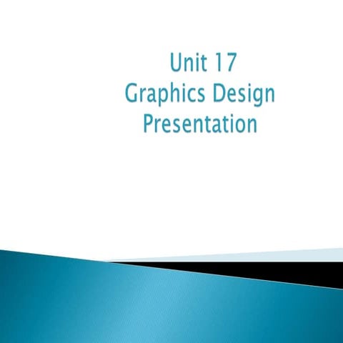 Graphics design presentation