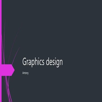 Presentation on graphic art | PPTX