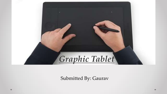 Graphic tablet (Input device)