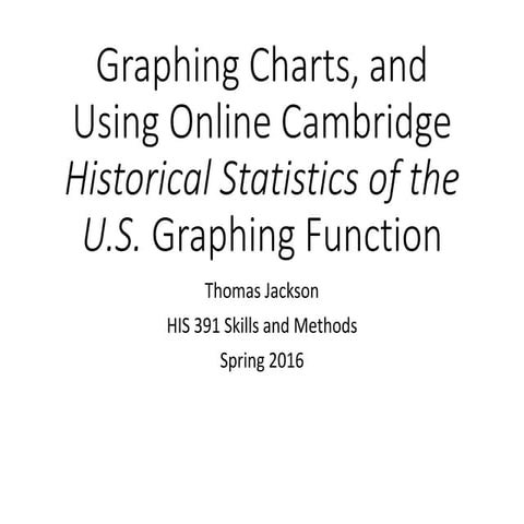 Graphing Charts (Dr. Jackson Presentation) | PPT