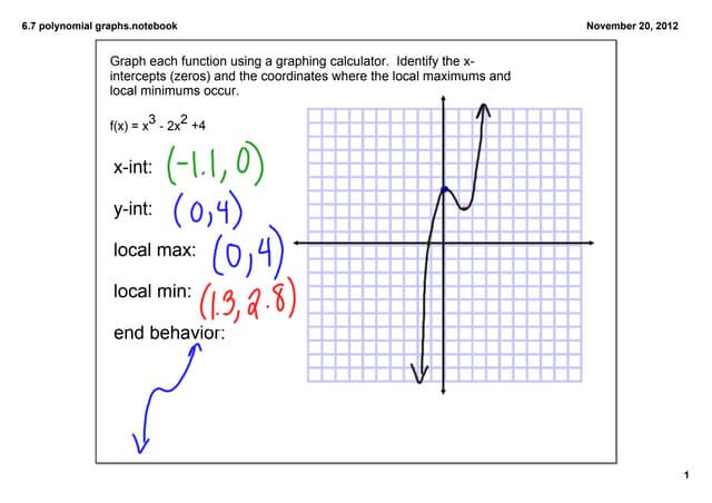 Graphing calc 6.7 | PDF