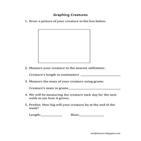 Graphing Creatures