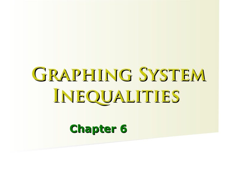 Graphing system inequalities