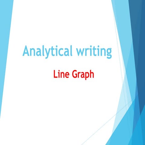 Analytical writing- line graph