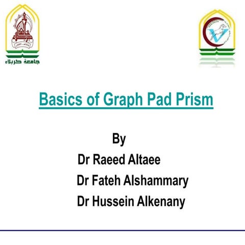 Basics of Graphpad prism | PPT