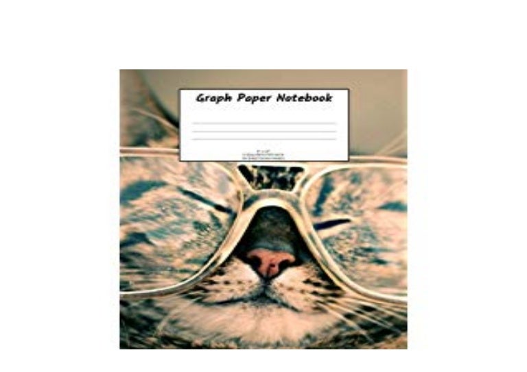 Library no buy graph paper notebook cat in glabes 5 squares per i 