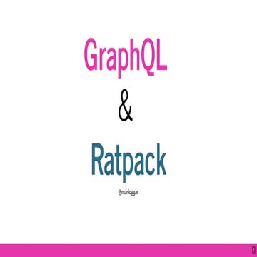 GraphQL & Ratpack