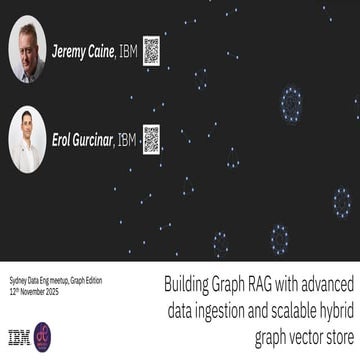 Building Graph RAG and scalable hybrid graph vector store