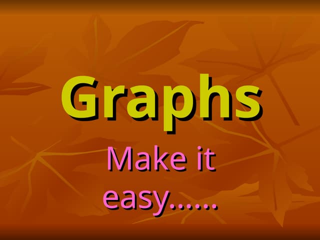Graphs with details on how to plot and interpret the values