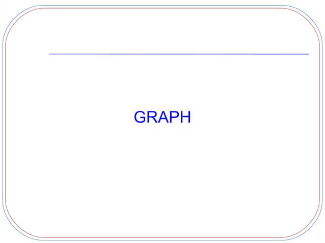 Graphs In Data Structure | PPT | Technology & Computing