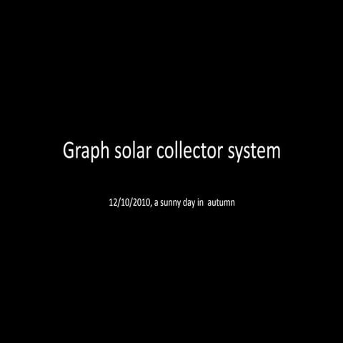 Graph solar collector_system
