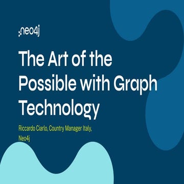 The Art of the Possible with Graph Technology