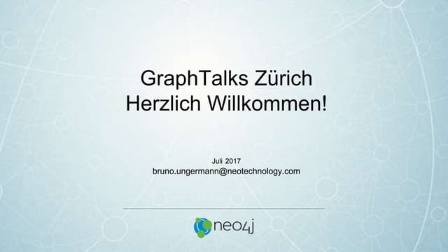 Neo4j GraphTalks - Einführung in Graphdatenbanken