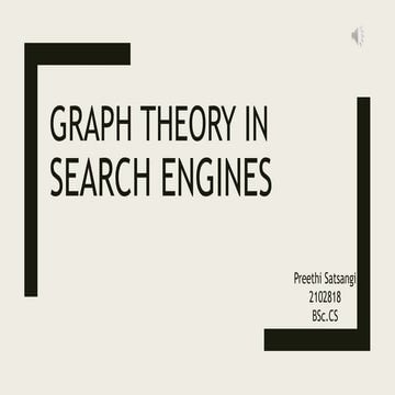 Graph theory in Search engines and web connectivity.pptx