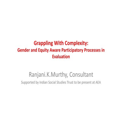 Grappling with complexity