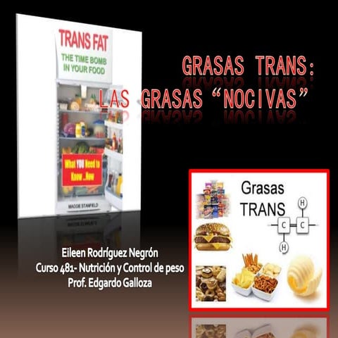 Grasas trans fat | PPSX