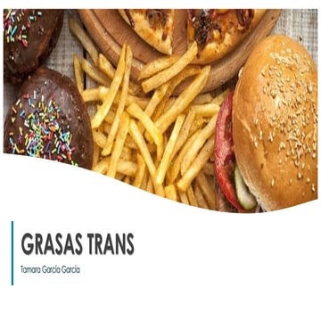 Perjuicios grasas trans