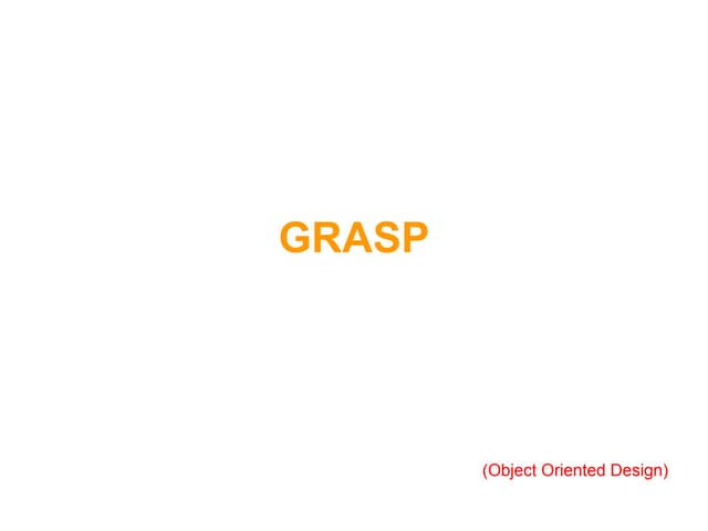 GRASP Principles