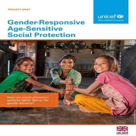 Gender-responsive age-sensitive social protection — Project brief