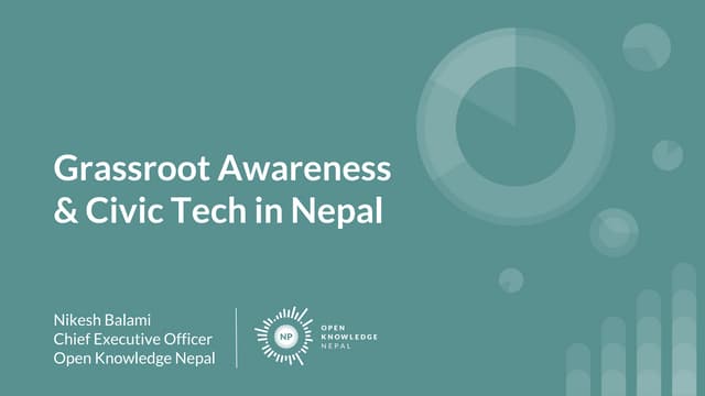 Grassroots awareness and the impact of Civic Tech in Nepal