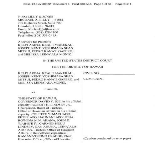 Complaint.first amended | PDF
