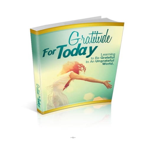 Gratitude for today