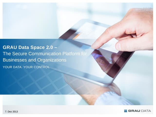 GRAU DataSpace Features and Functions
