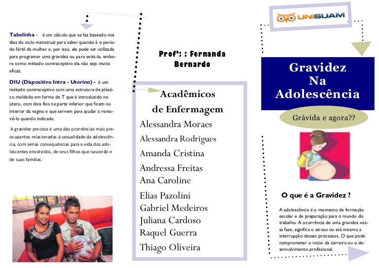 Texto De 20 Linhas Sobre Gravidez Na Adolescência