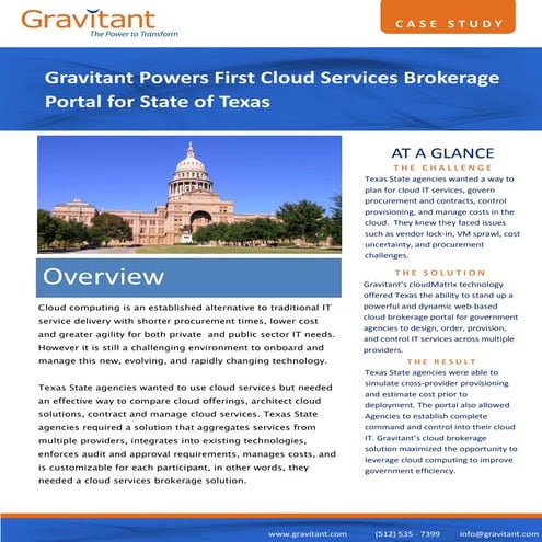 Gravitant's tcsp case study