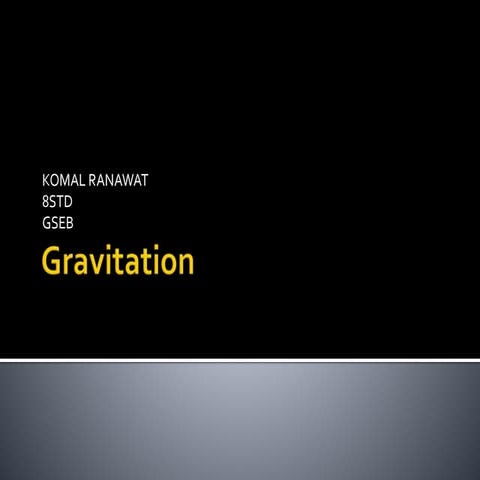 Gravitation