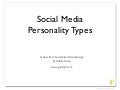Social Media Personality Types