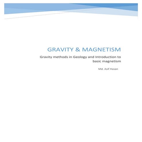 Gravity & magnetic methods in geology