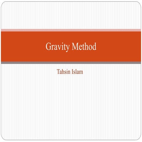 Gravity method 