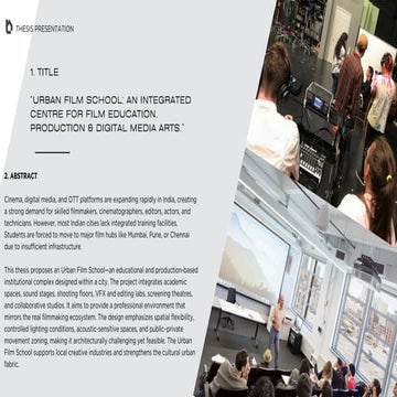 Introduction study sheet for urban filmschool | PDF