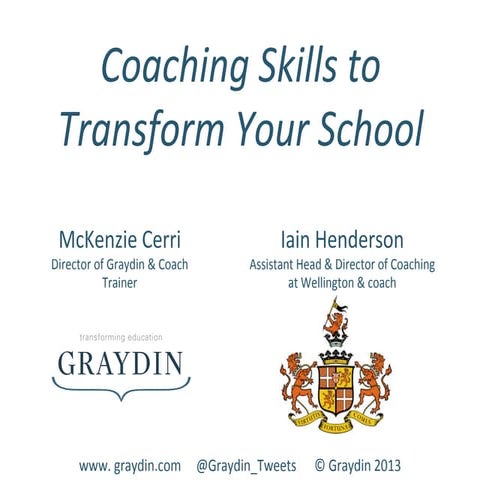 Graydin Coaching Pitchbook | PDF