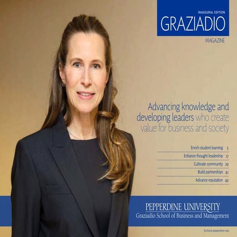 Graziadio Magazine Inaugural Issue One (2012)